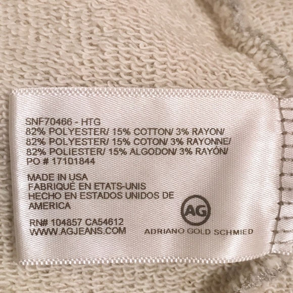 NWT AG ADRIANO GOLDSCHMIED The Gizi Sweatshirt - Picture 7 of 8